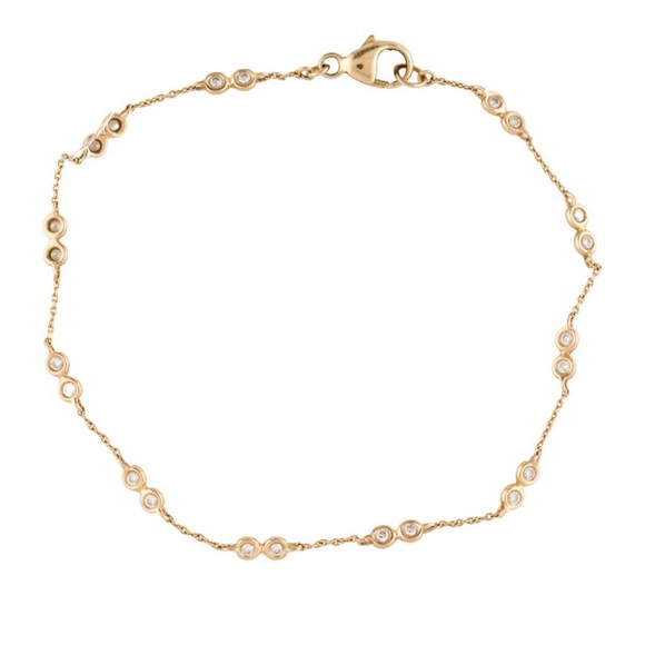 Dana Rebecca Designs 14K Diamond Station Bracelet - Picture 3 of 3